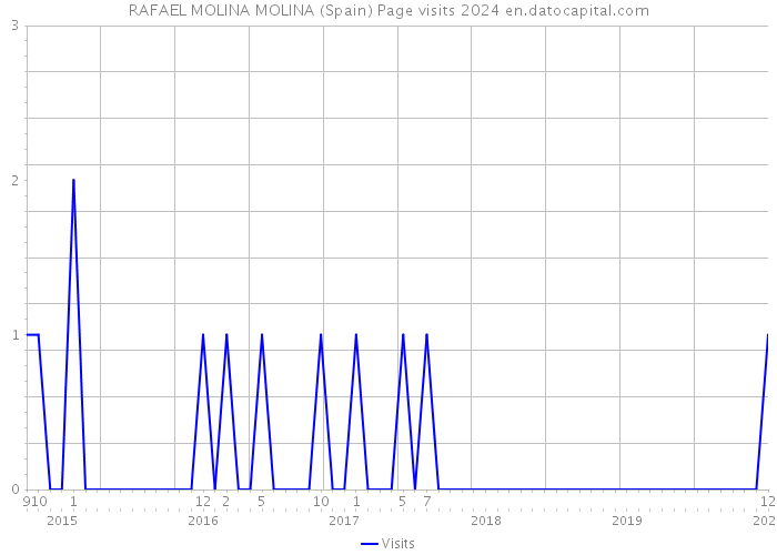 RAFAEL MOLINA MOLINA (Spain) Page visits 2024 