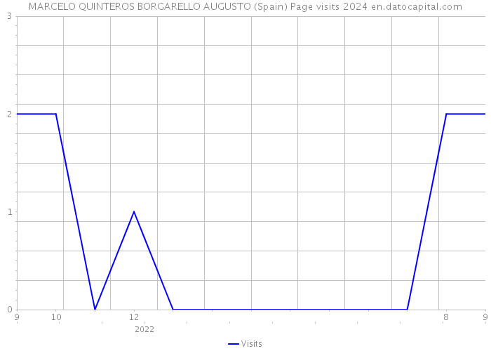 MARCELO QUINTEROS BORGARELLO AUGUSTO (Spain) Page visits 2024 