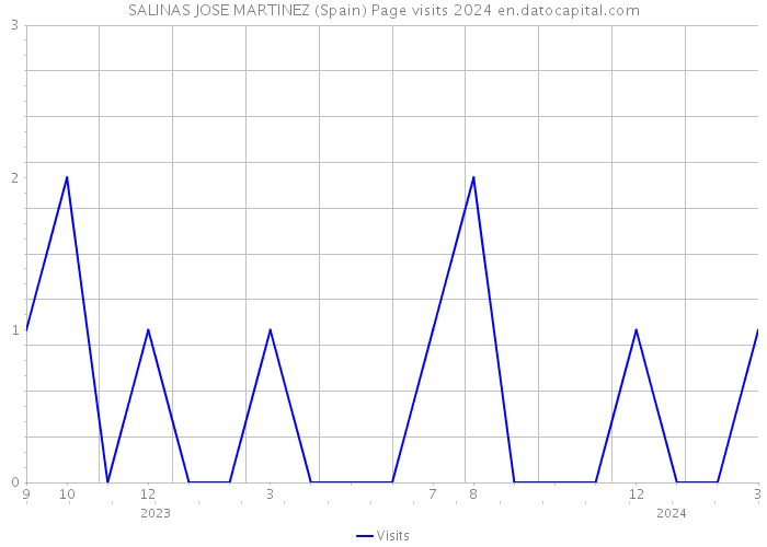 SALINAS JOSE MARTINEZ (Spain) Page visits 2024 
