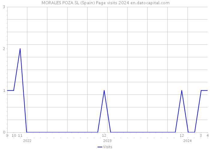  MORALES POZA SL (Spain) Page visits 2024 