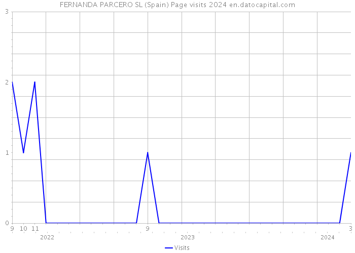 FERNANDA PARCERO SL (Spain) Page visits 2024 