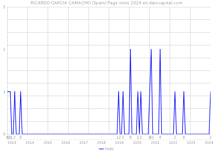 RICARDO GARCIA CAMACHO (Spain) Page visits 2024 