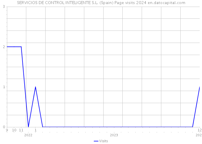 SERVICIOS DE CONTROL INTELIGENTE S.L. (Spain) Page visits 2024 