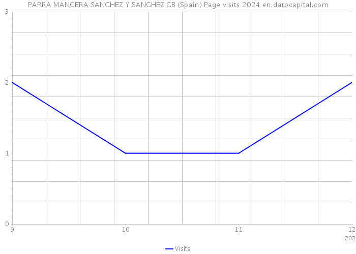 PARRA MANCERA SANCHEZ Y SANCHEZ CB (Spain) Page visits 2024 