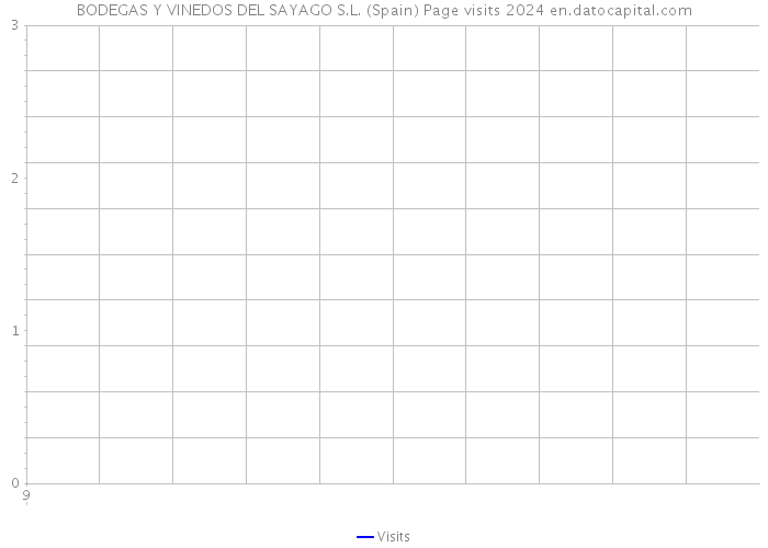 BODEGAS Y VINEDOS DEL SAYAGO S.L. (Spain) Page visits 2024 