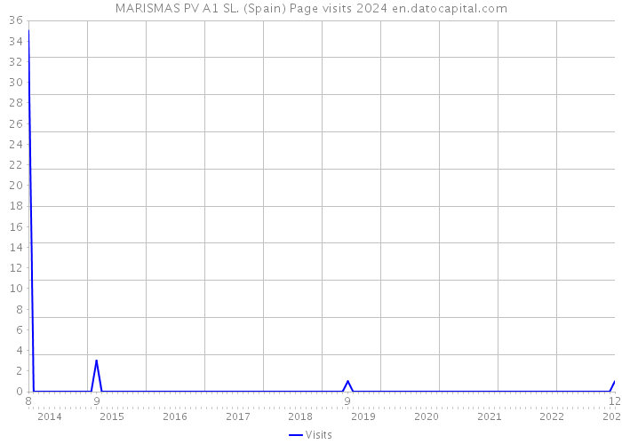 MARISMAS PV A1 SL. (Spain) Page visits 2024 