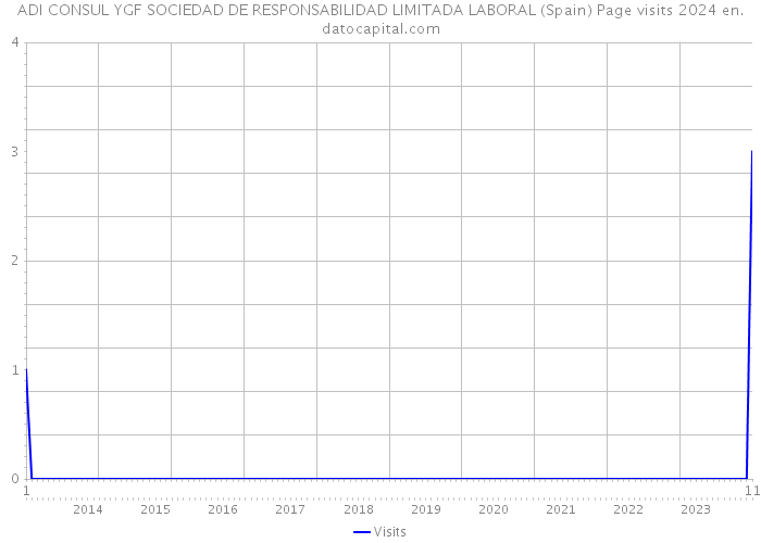 ADI CONSUL YGF SOCIEDAD DE RESPONSABILIDAD LIMITADA LABORAL (Spain) Page visits 2024 