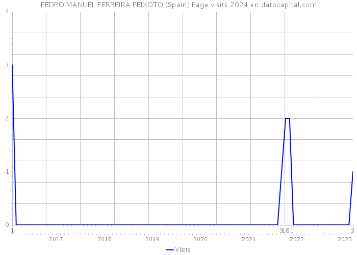 PEDRO MANUEL FERREIRA PEIXOTO (Spain) Page visits 2024 