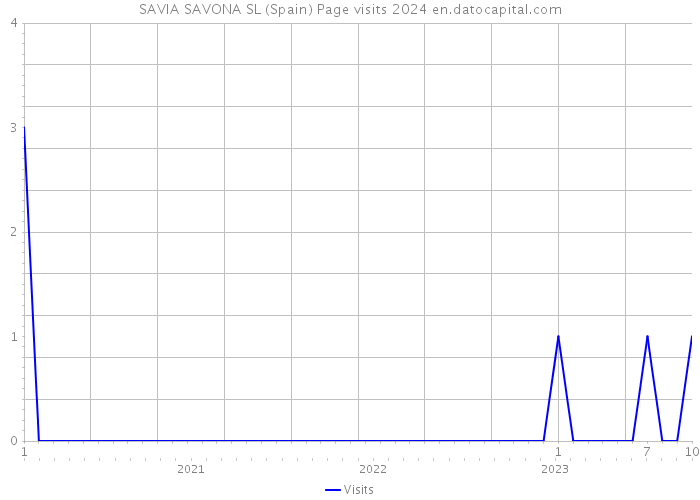 SAVIA SAVONA SL (Spain) Page visits 2024 