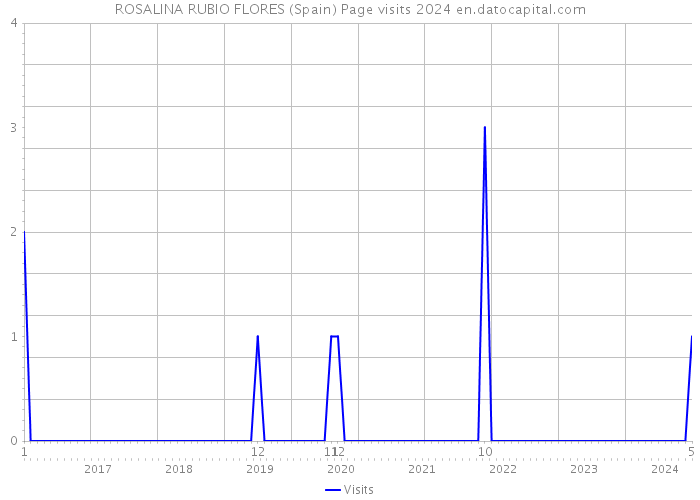 ROSALINA RUBIO FLORES (Spain) Page visits 2024 