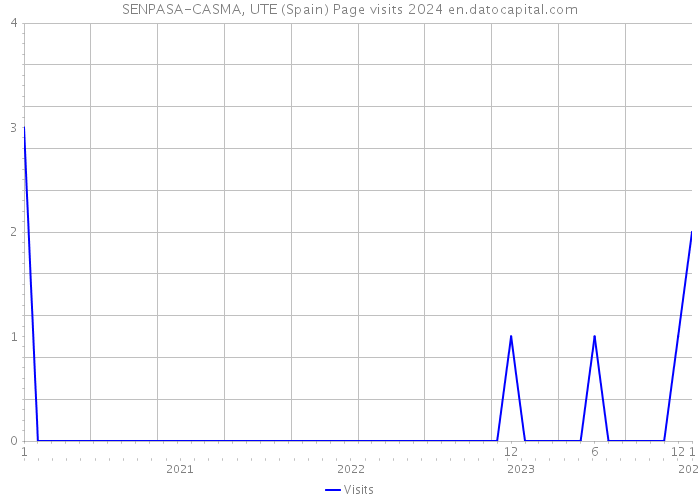 SENPASA-CASMA, UTE (Spain) Page visits 2024 