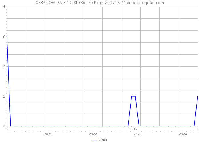 SEBALDEA RAISING SL (Spain) Page visits 2024 