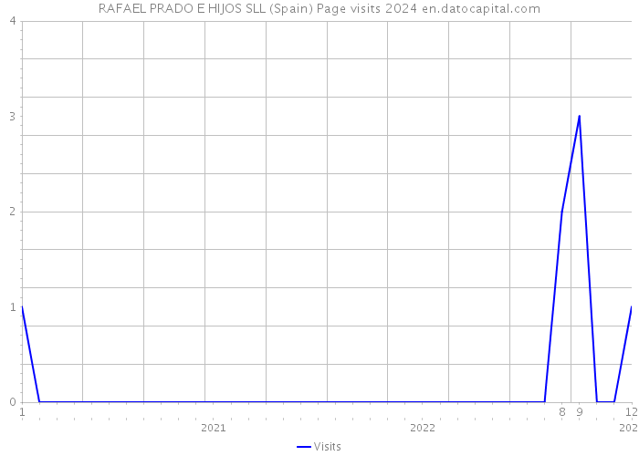 RAFAEL PRADO E HIJOS SLL (Spain) Page visits 2024 