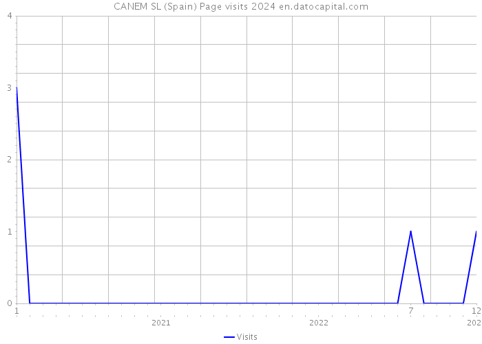 CANEM SL (Spain) Page visits 2024 