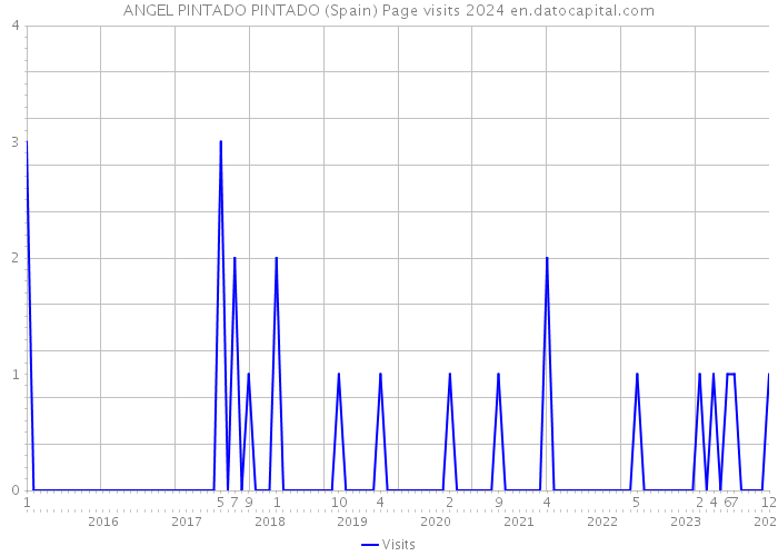 ANGEL PINTADO PINTADO (Spain) Page visits 2024 