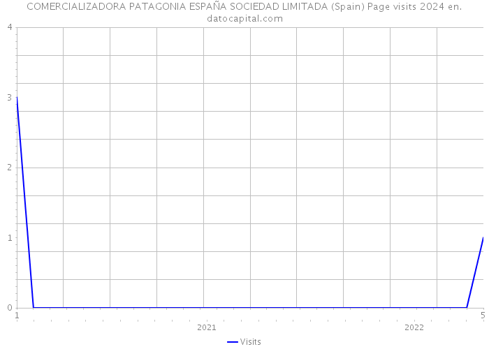 COMERCIALIZADORA PATAGONIA ESPAÑA SOCIEDAD LIMITADA (Spain) Page visits 2024 