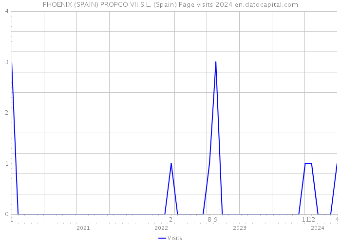 PHOENIX (SPAIN) PROPCO VII S.L. (Spain) Page visits 2024 