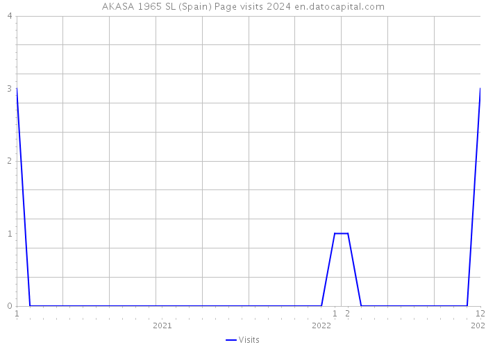 AKASA 1965 SL (Spain) Page visits 2024 
