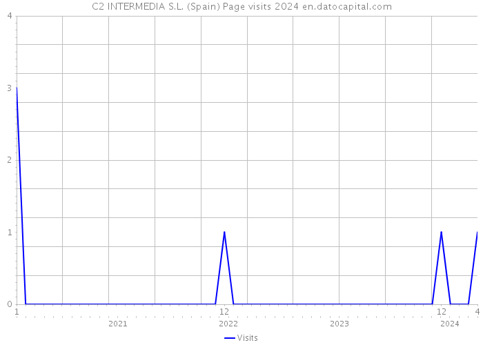 C2 INTERMEDIA S.L. (Spain) Page visits 2024 