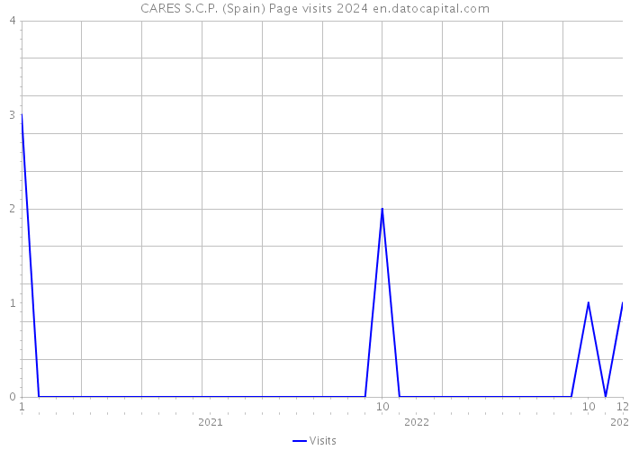 CARES S.C.P. (Spain) Page visits 2024 