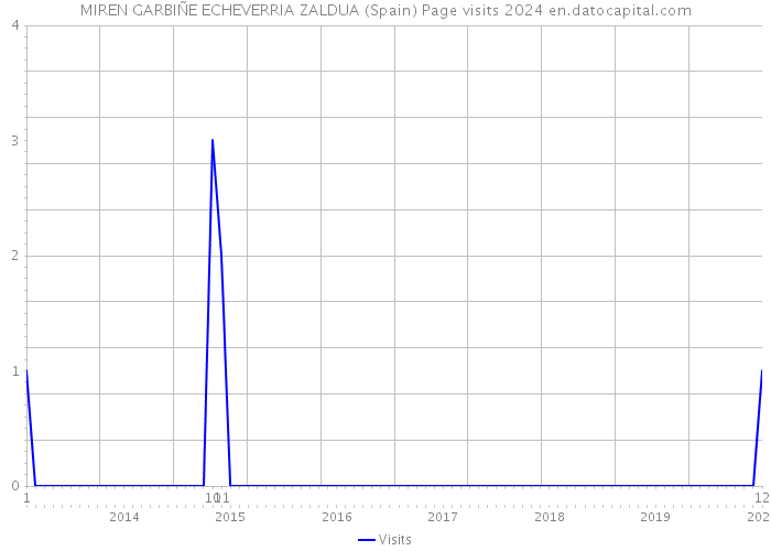 MIREN GARBIÑE ECHEVERRIA ZALDUA (Spain) Page visits 2024 
