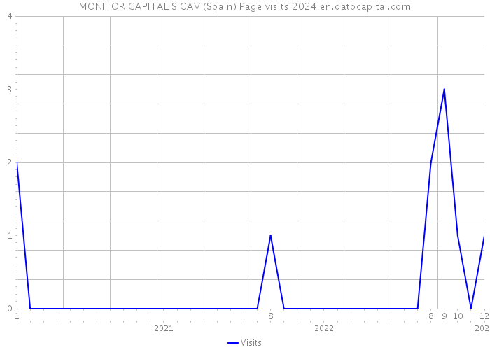MONITOR CAPITAL SICAV (Spain) Page visits 2024 