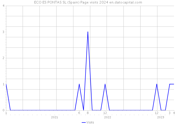 ECO ES PONTAS SL (Spain) Page visits 2024 