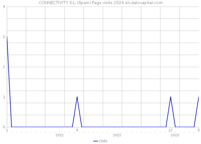 CONNECTIVITY S.L. (Spain) Page visits 2024 