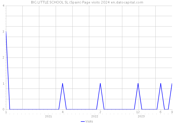 BIG LITTLE SCHOOL SL (Spain) Page visits 2024 