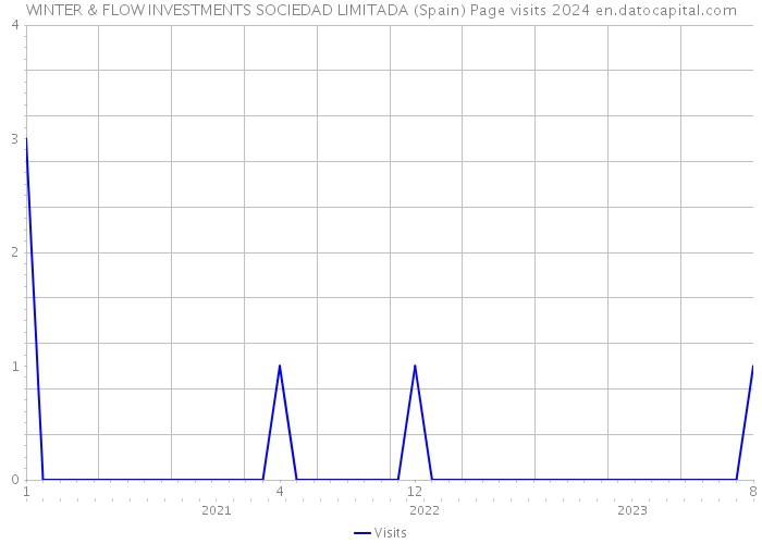 WINTER & FLOW INVESTMENTS SOCIEDAD LIMITADA (Spain) Page visits 2024 