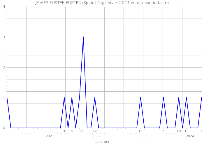 JAVIER FUSTER FUSTER (Spain) Page visits 2024 