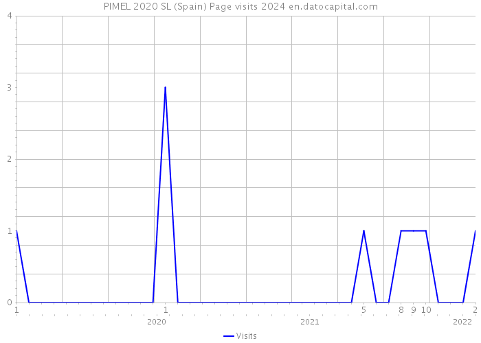 PIMEL 2020 SL (Spain) Page visits 2024 