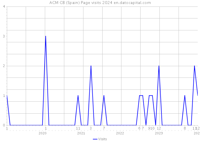 ACM CB (Spain) Page visits 2024 