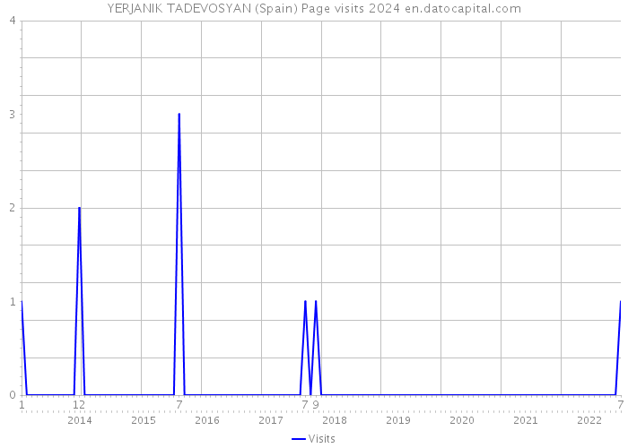 YERJANIK TADEVOSYAN (Spain) Page visits 2024 
