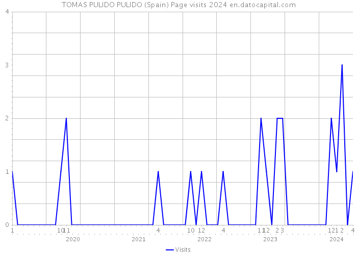 TOMAS PULIDO PULIDO (Spain) Page visits 2024 