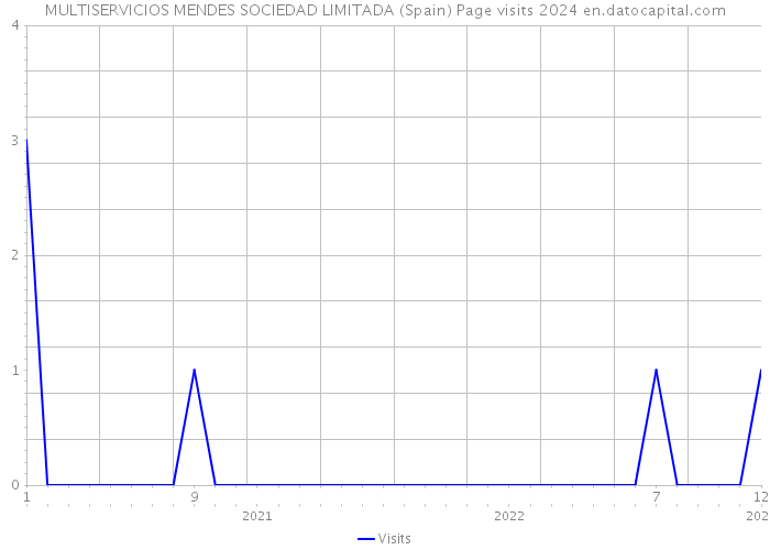 MULTISERVICIOS MENDES SOCIEDAD LIMITADA (Spain) Page visits 2024 