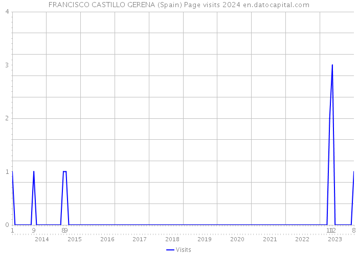 FRANCISCO CASTILLO GERENA (Spain) Page visits 2024 