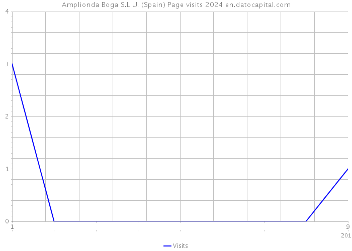 Amplionda Boga S.L.U. (Spain) Page visits 2024 