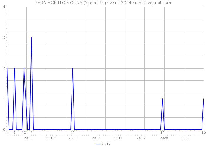 SARA MORILLO MOLINA (Spain) Page visits 2024 