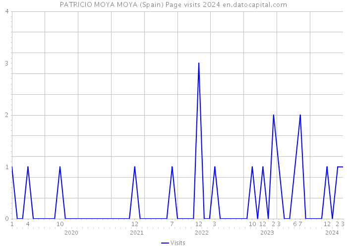 PATRICIO MOYA MOYA (Spain) Page visits 2024 