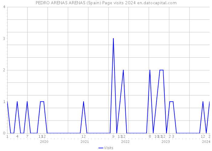 PEDRO ARENAS ARENAS (Spain) Page visits 2024 