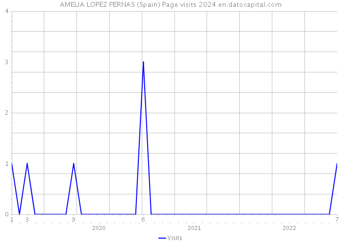AMELIA LOPEZ PERNAS (Spain) Page visits 2024 