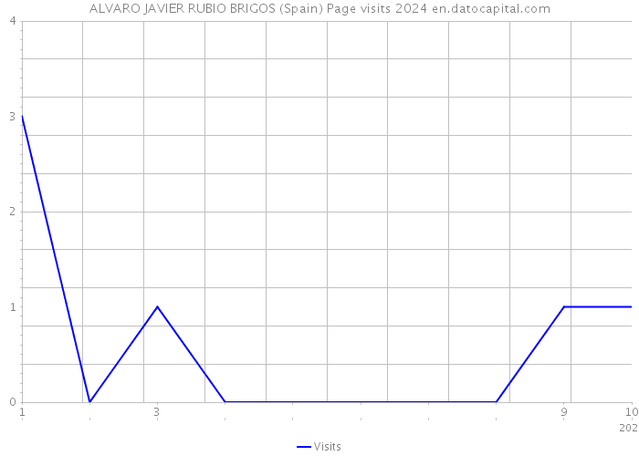ALVARO JAVIER RUBIO BRIGOS (Spain) Page visits 2024 