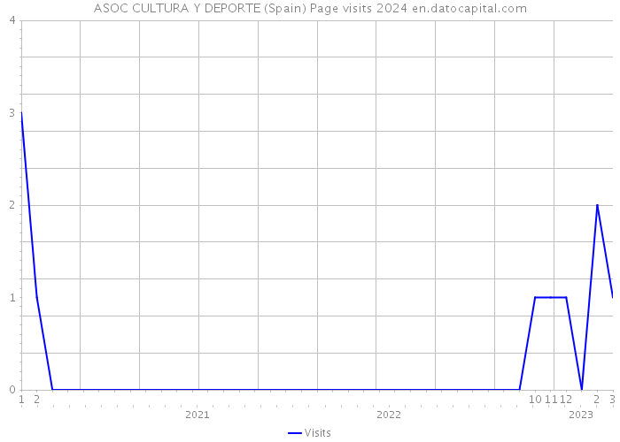 ASOC CULTURA Y DEPORTE (Spain) Page visits 2024 