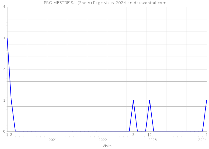 IPRO MESTRE S.L (Spain) Page visits 2024 