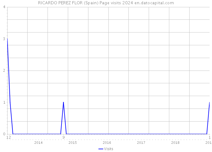 RICARDO PEREZ FLOR (Spain) Page visits 2024 