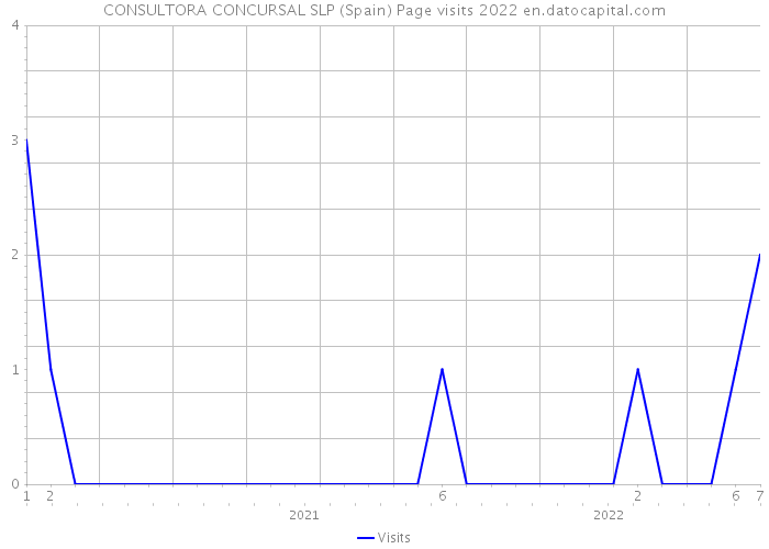 CONSULTORA CONCURSAL SLP (Spain) Page visits 2022 