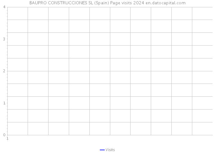 BAUPRO CONSTRUCCIONES SL (Spain) Page visits 2024 