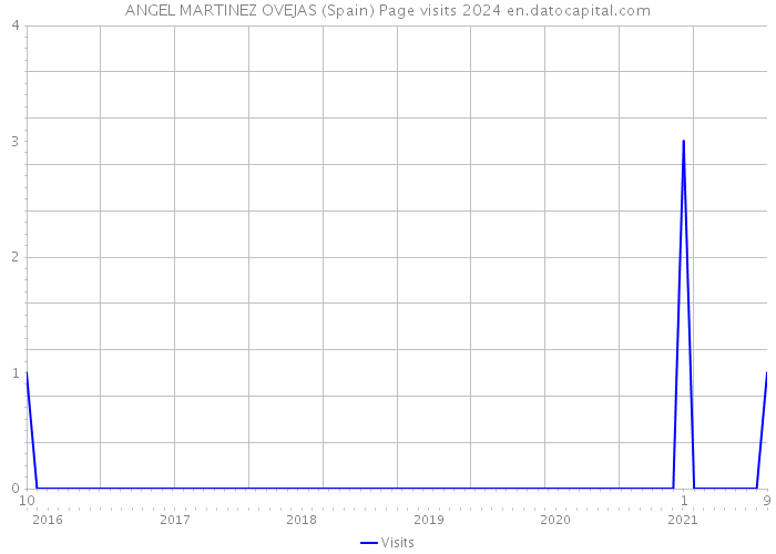ANGEL MARTINEZ OVEJAS (Spain) Page visits 2024 