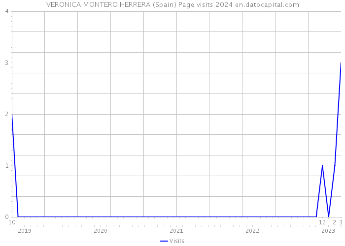 VERONICA MONTERO HERRERA (Spain) Page visits 2024 